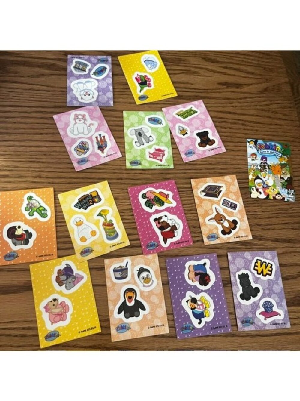 Webkinz Series 3 Mini Stickers Trading Cards